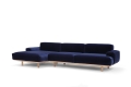 BRUUNMUNCH sofa 2-osobowa z szezlongiem REASON