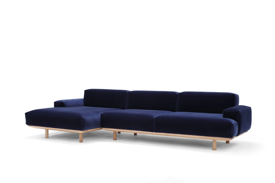 BRUUNMUNCH sofa 2-osobowa z szezlongiem REASON