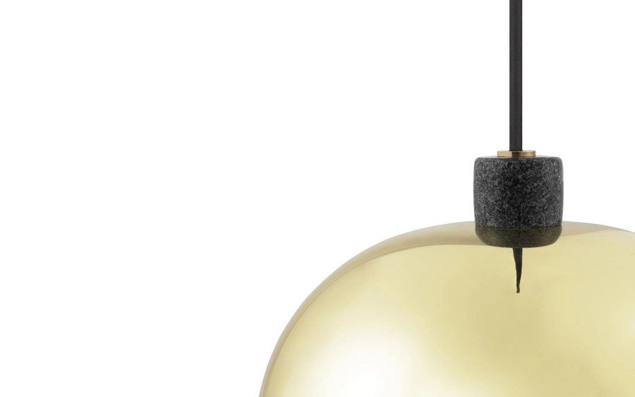 NORMANN COPENHAGEN lampa wisząca GRANT śr. 45 złota