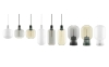 NORMANN COPENHAGEN lampa wisząca AMP L biały marmur