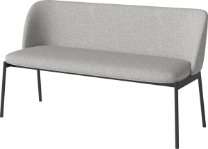 BOLIA sofa ławka 2,5-osobowa FRANK czarne nogi