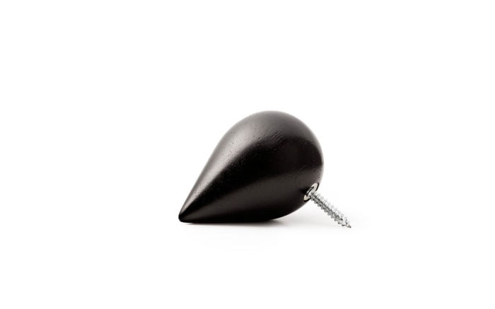 NORMANN COPENHAGEN wieszak DROPIT czarny L zestaw 2 szt.