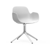Normann Copenhagen krzesła obrotowe z podłokietnikami FORM swivel 4L z nogami w aluminium