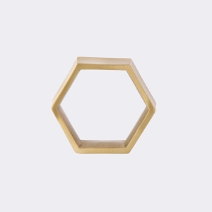 FERM LIVING pierścienie na serwetki HEXAGON zestaw 4 sztuk
