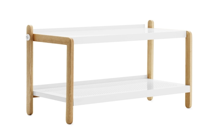 NORMANN COPENHAGEN półka na buty SKO biała