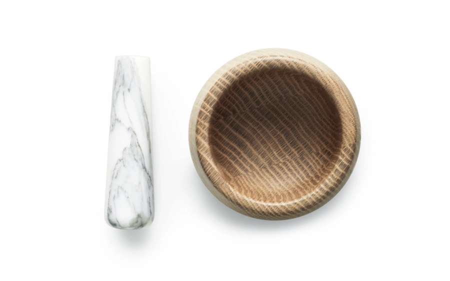 NORMANN COPENHAGEN moździerz z tłuczkiem CRAFT biały