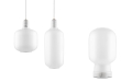 NORMANN COPENHAGEN lampa wisząca AMP L biały marmur