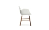 NORMANN COPENHAGEN krzesło z podłokietnikami FORM WOOD orzech/białe