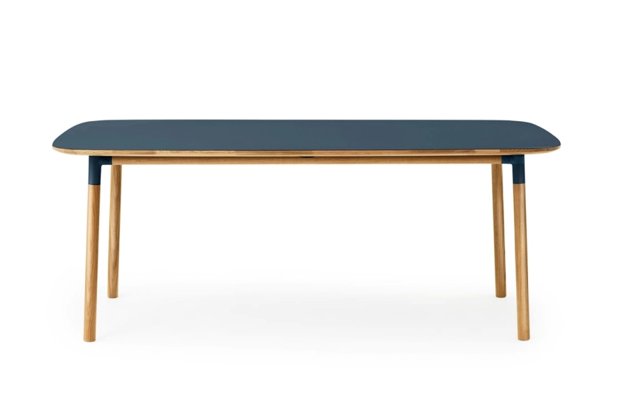 NORMANN COPENHAGEN stół FORM 95x200 niebieski