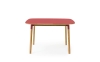 NORMANN COPENHAGEN stół FORM 120x120 czerwony