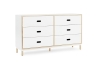 NORMANN COPENHAGEN komoda KABINO niska biała