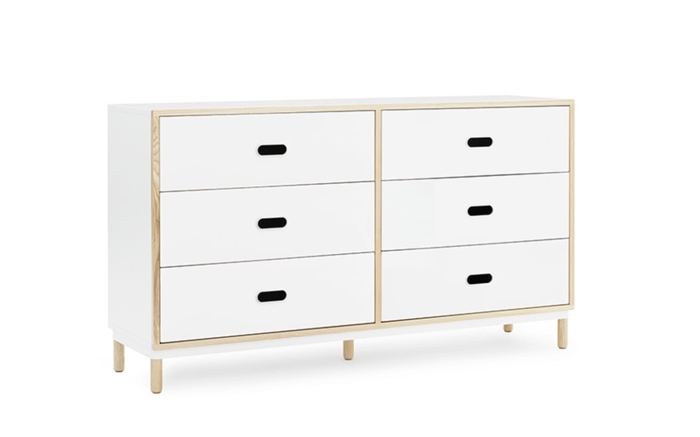 NORMANN COPENHAGEN komoda KABINO niska biała