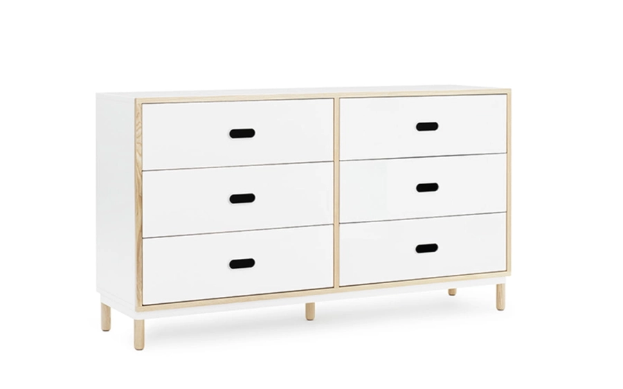 NORMANN COPENHAGEN komoda KABINO niska biała
