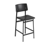 MUUTO krzesło barowe LOFT czarne