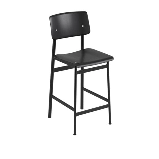 MUUTO krzesło barowe LOFT czarne