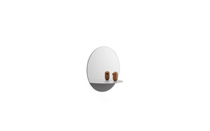 NORMANN COPENHAGEN lustro HORIZON okrągłe szare