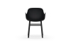 NORMANN COPENHAGEN krzesło z podłokietnikami FORM WOOD czarne