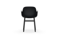 NORMANN COPENHAGEN krzesło z podłokietnikami FORM WOOD czarne