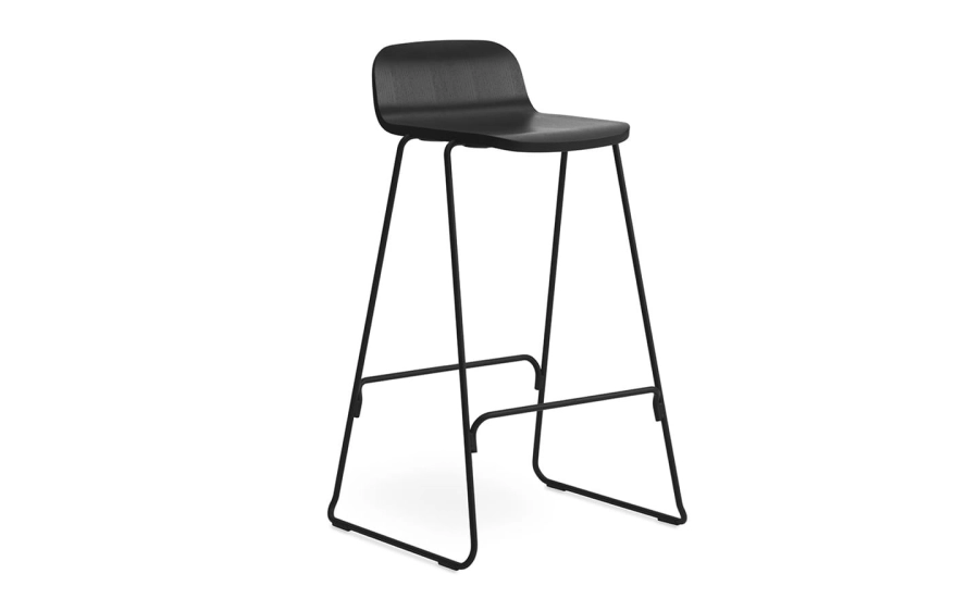 NORMANN COPENHAGEN krzesło barowe JUST czarne