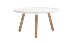 NORMANN COPENHAGEN stolik kawowy TABLO L biały / naturalny jesion