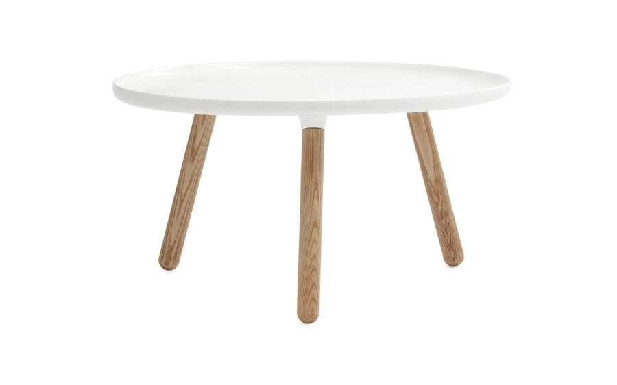 NORMANN COPENHAGEN stolik kawowy TABLO L biały/naturalny