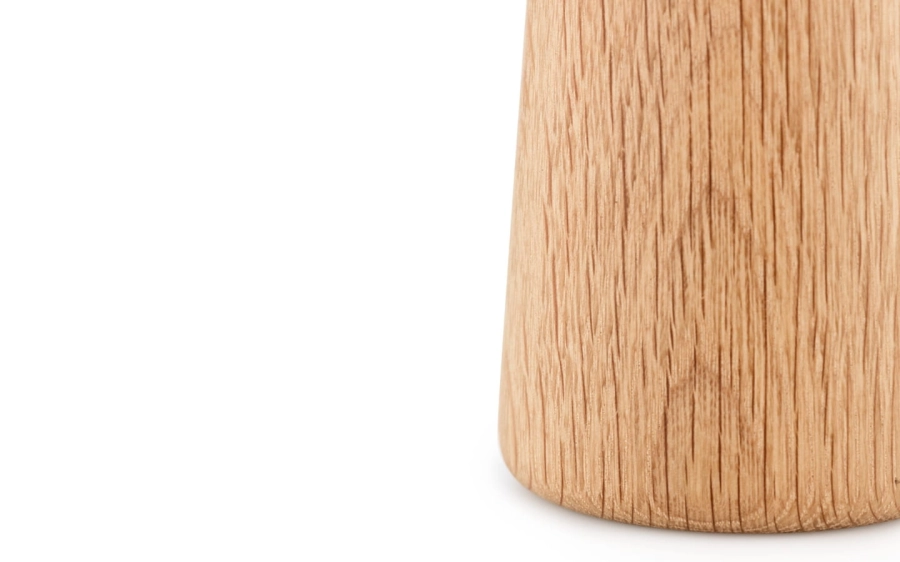 NORMANN COPENHAGEN młynek do soli CRAFT S dąb/biały