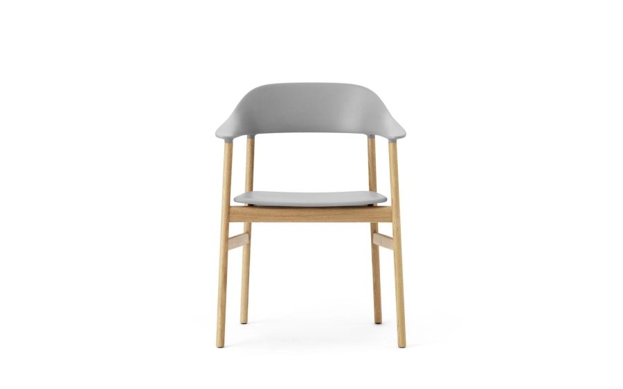 NORMANN COPENHAGEN krzesło z podłokietnikami HERIT dąb/szare
