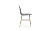 NORMANN COPENHAGEN krzesło FORM STEEL mosiądz/szare
