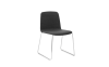 NORMANN COPENHAGEN krzesło tapicerowane JUST chrom